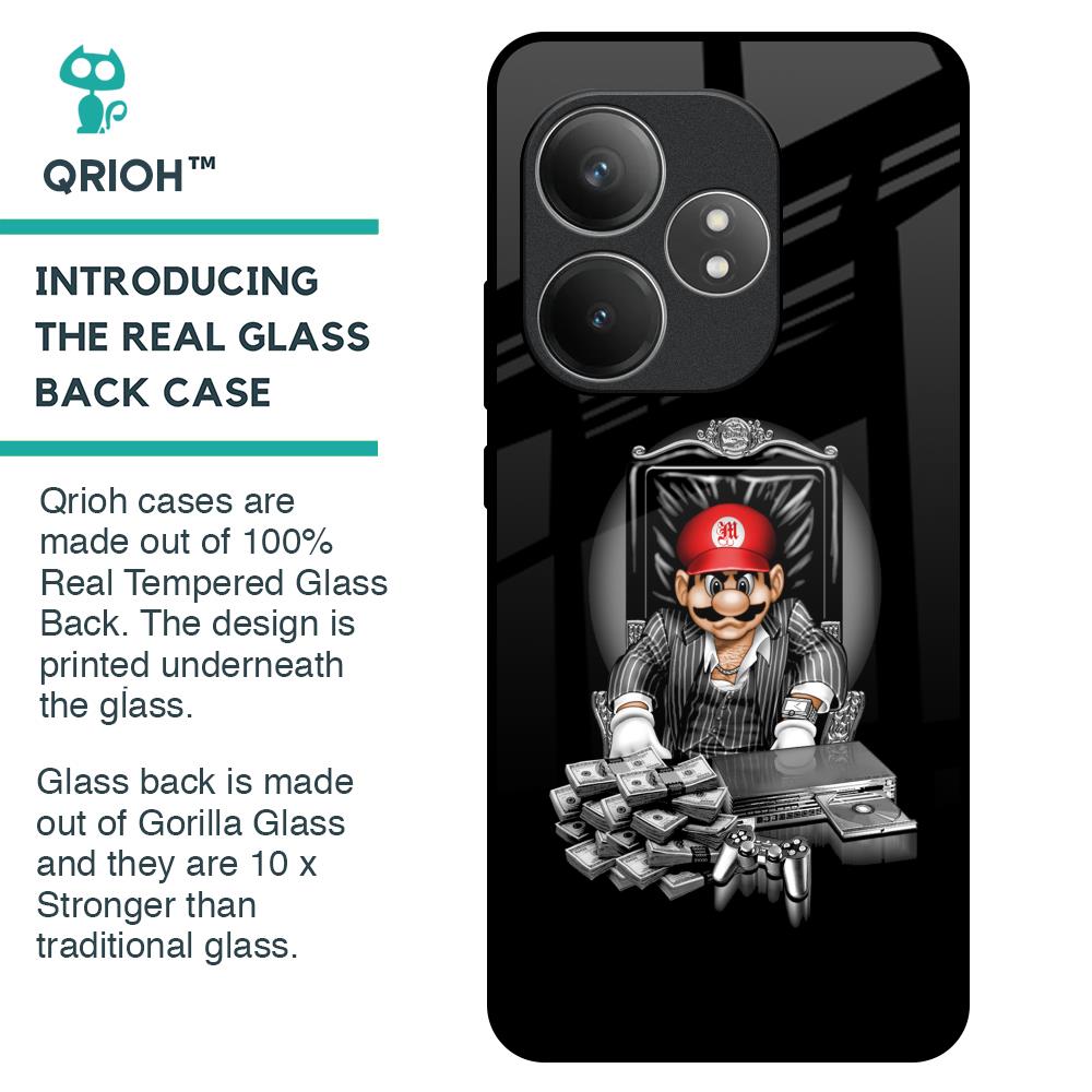 Dark Secret Glass Case for Realme GT 6 5G