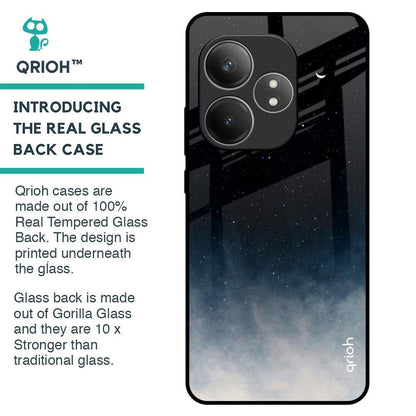 Black Aura Glass Case for Realme GT 6 5G