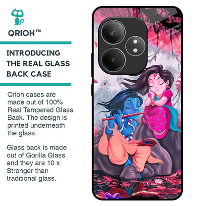 Radha Krishna Art Glass Case for Realme GT 6 5G