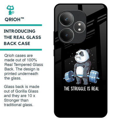 Real Struggle Glass Case for Realme GT 6 5G