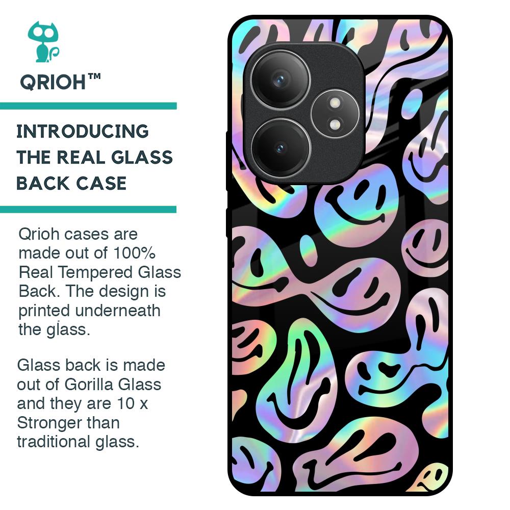 Acid Smile Glass Case for Realme GT 6 5G