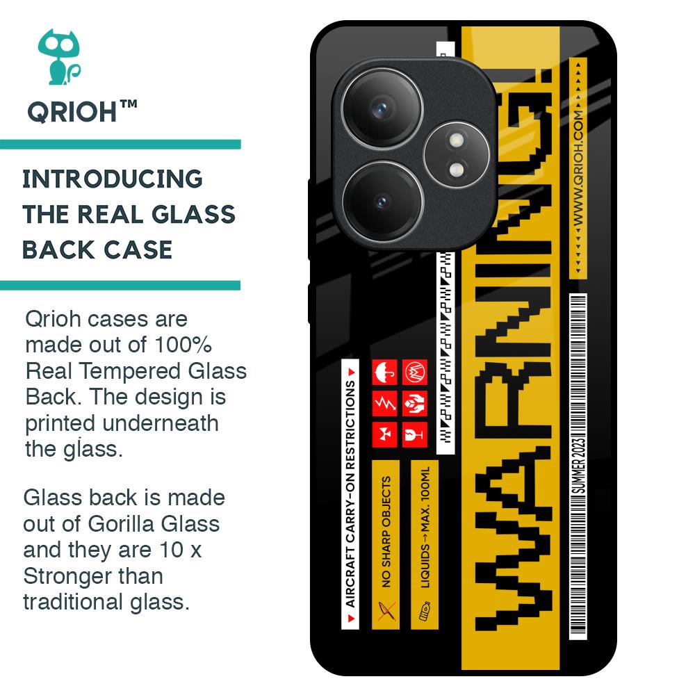 Aircraft Warning Glass Case for Realme GT 6 5G
