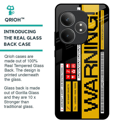 Aircraft Warning Glass Case for Realme GT 6 5G