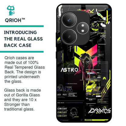 Astro Glitch Glass Case for Realme GT 6 5G