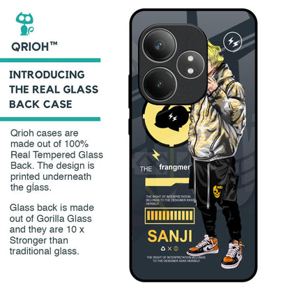 Cool Sanji Glass Case for Realme GT 6 5G