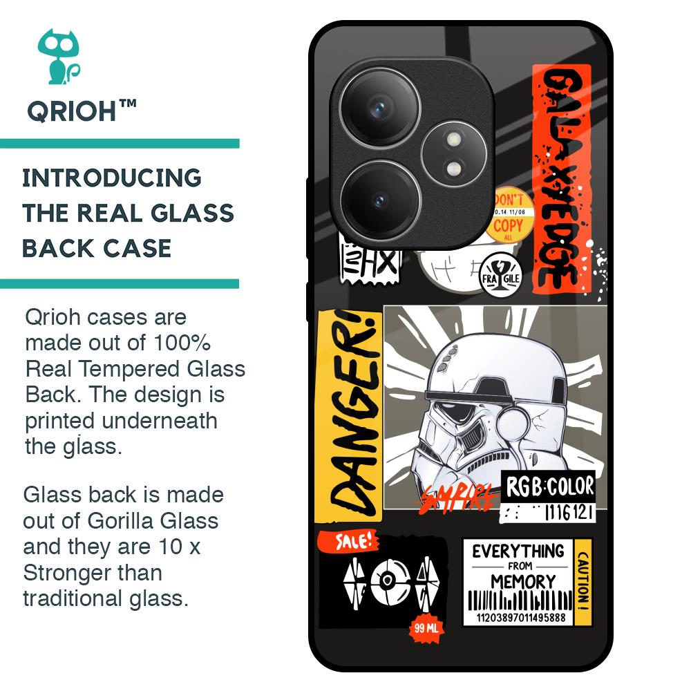 Galaxy Edge Glass Case for Realme GT 6 5G