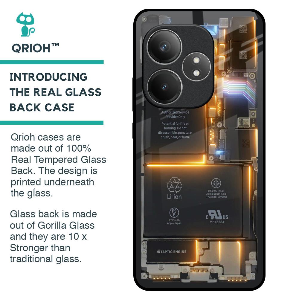 Glow Up Skeleton Glass Case for Realme GT 6 5G