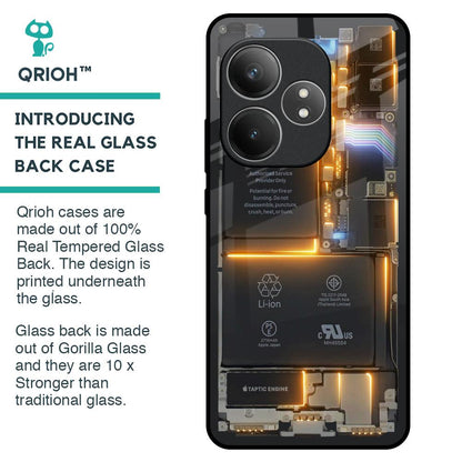 Glow Up Skeleton Glass Case for Realme GT 6 5G
