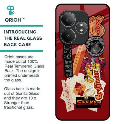 Gryffindor Glass Case for Realme GT 6 5G