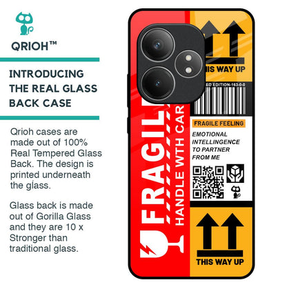 Handle With Care Glass Case for Realme GT 6 5G
