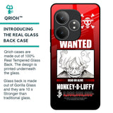 Luffy Wanted Glass Case for Realme GT 6 5G