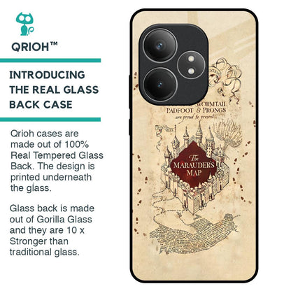 Magical Map Glass Case for Realme GT 6 5G