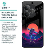 Retro Astronaut Glass Case for Realme GT 6 5G