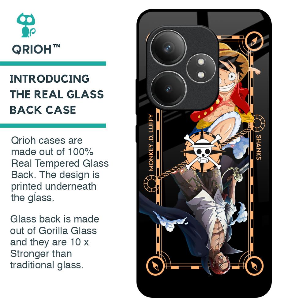 Shanks & Luffy Glass Case for Realme GT 6 5G