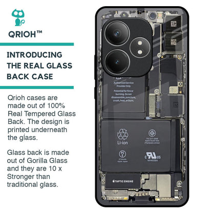 Skeleton Inside Glass Case for Realme GT 6 5G