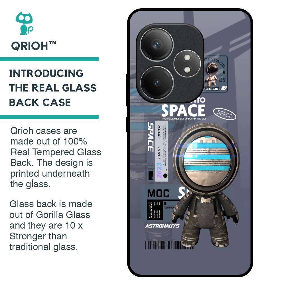 Space Travel Glass Case for Realme GT 6 5G