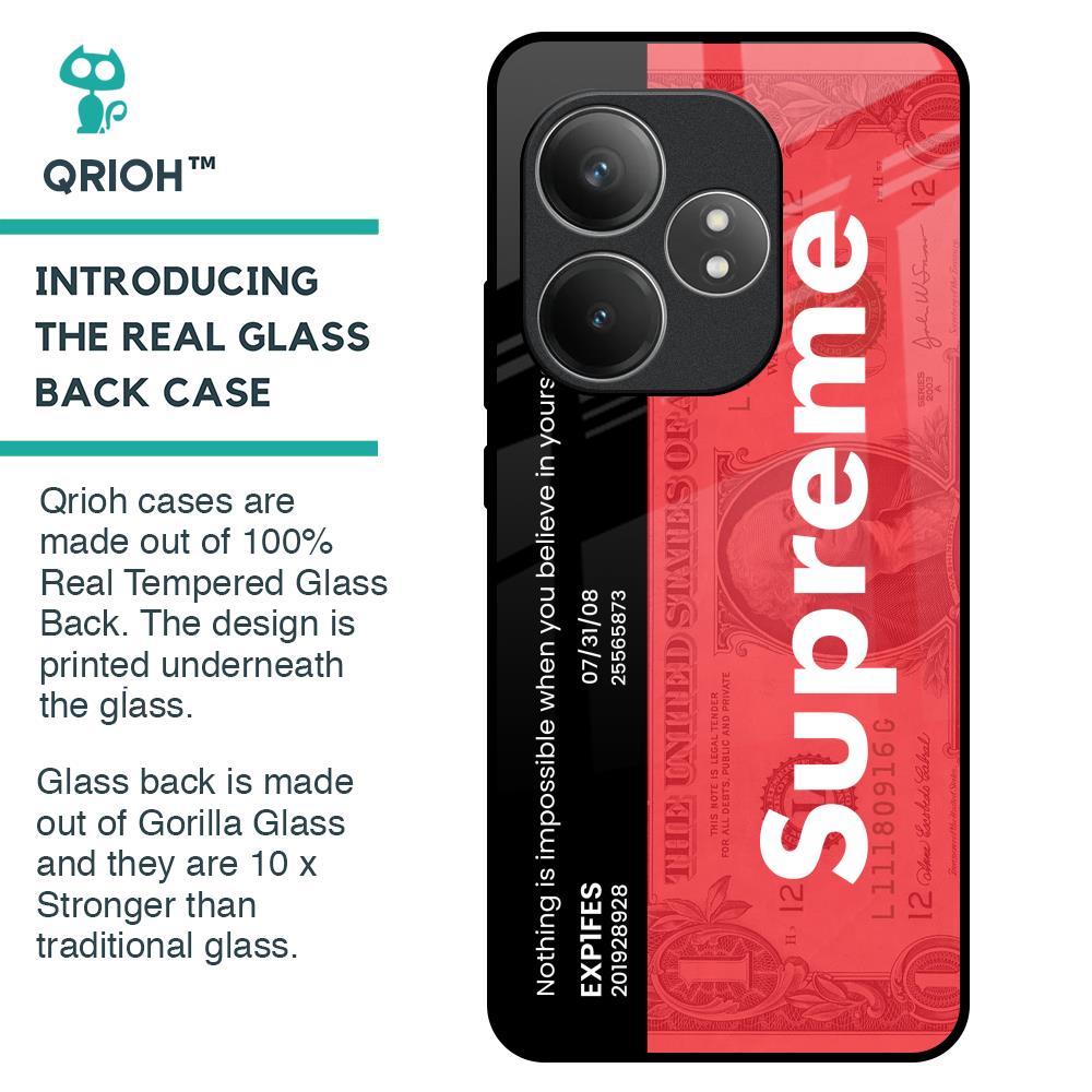 Supreme Ticket Glass Case for Realme GT 6 5G
