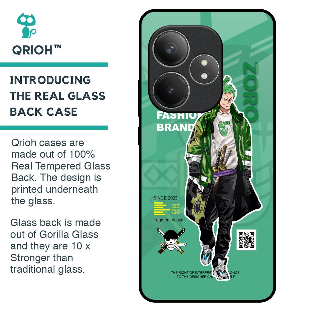 Zoro Bape Glass Case for Realme GT 6 5G