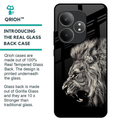 Brave Lion Glass Case for Realme GT 6 5G