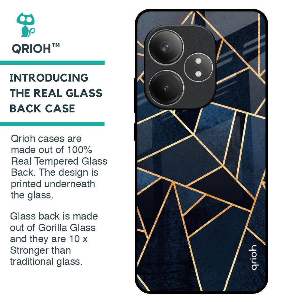 Abstract Tiles Glass Case for Realme GT 6 5G