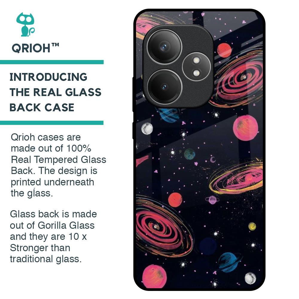 Galaxy In Dream Glass Case For Realme GT 6 5G