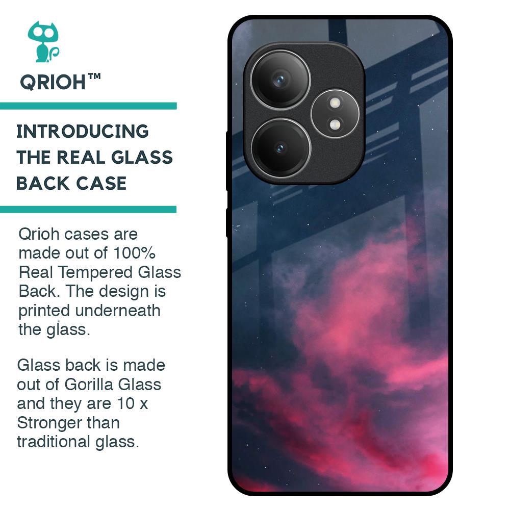 Moon Night Glass Case For Realme GT 6 5G