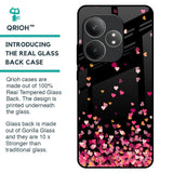 Heart Rain Fall Glass Case For Realme GT 6 5G