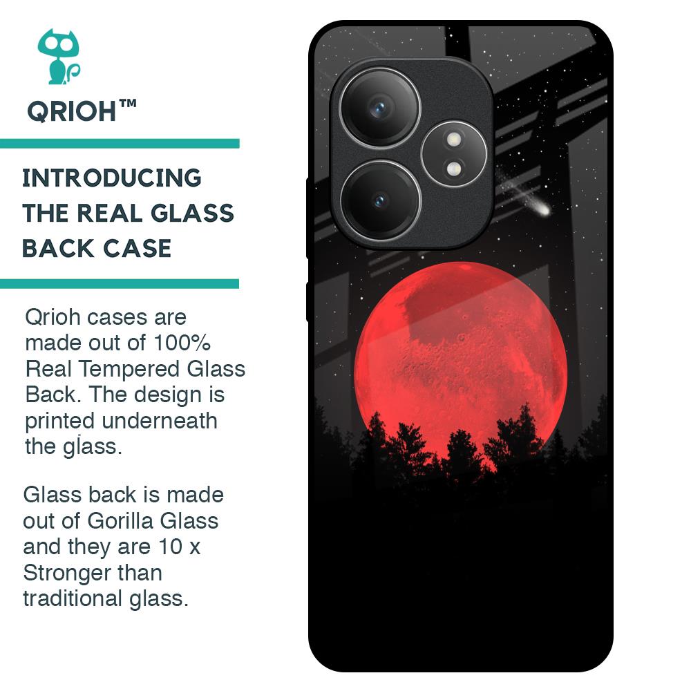 Moonlight Aesthetic Glass Case For Realme GT 6 5G