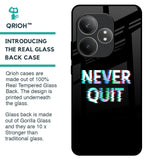 Never Quit Glass Case For Realme GT 6 5G
