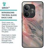 Pink And Grey Marble Glass Case For Realme GT 6 5G