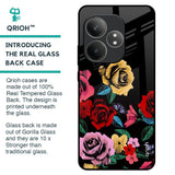 Floral Decorative Glass Case For Realme GT 6 5G