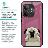 Funny Pug Face Glass Case For Realme GT 6 5G