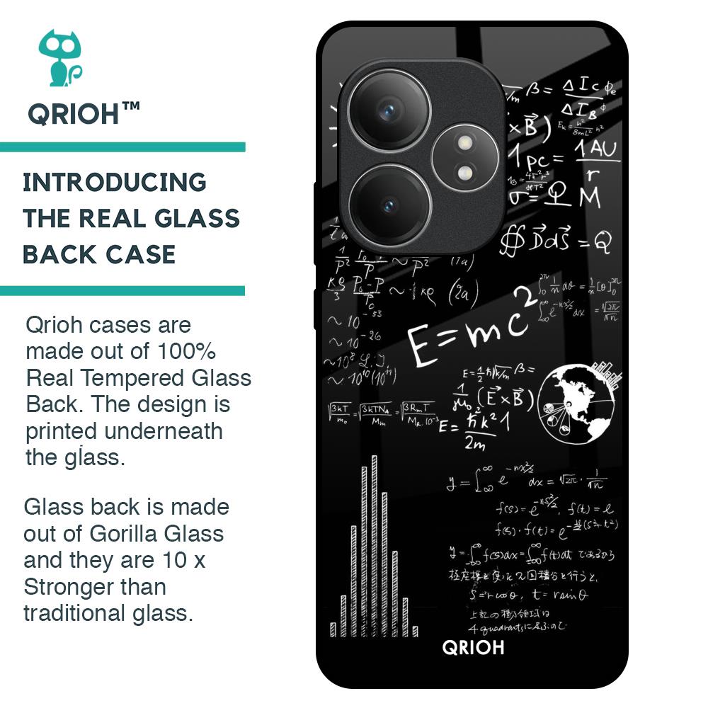 Funny Math Glass Case for Realme GT 6 5G