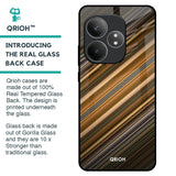 Diagonal Slash Pattern Glass Case for Realme GT 6 5G