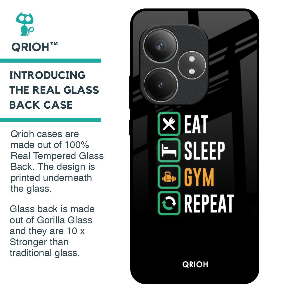 Daily Routine Glass Case for Realme GT 6 5G