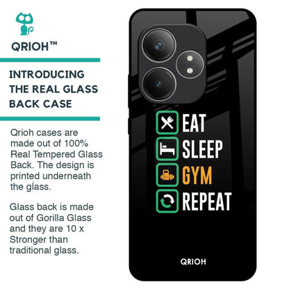 Daily Routine Glass Case for Realme GT 6 5G