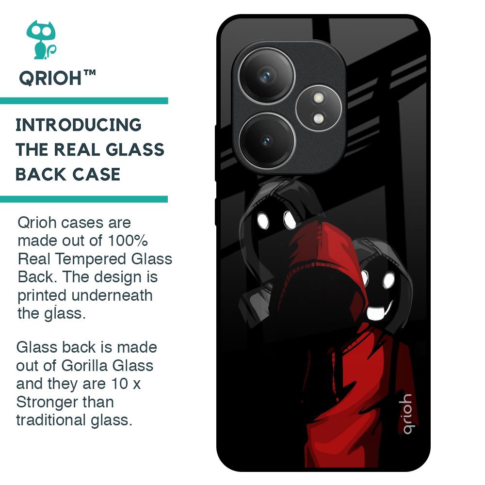 Shadow Character Glass Case for Realme GT 6 5G