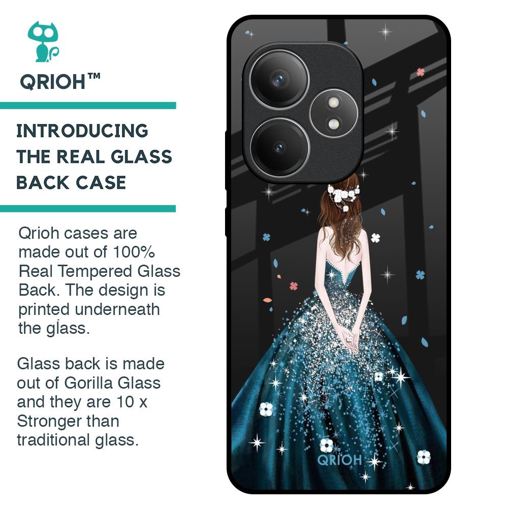 Queen Of Fashion Glass Case for Realme GT 6 5G