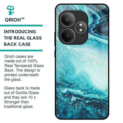 Sea Water Glass Case for Realme GT 6 5G