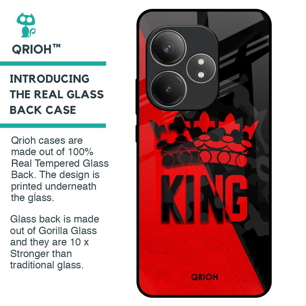 I Am A King Glass Case for Realme GT 6 5G