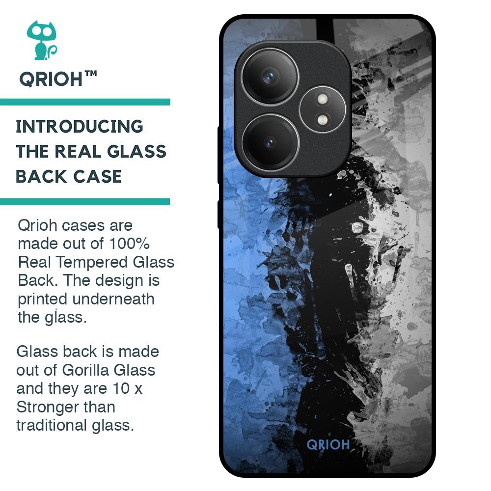 Dark Grunge Glass Case for Realme GT 6 5G