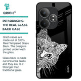Kitten Mandala Glass Case for Realme GT 6 5G