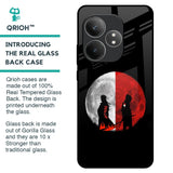 Anime Red Moon Glass Case for Realme GT 6 5G