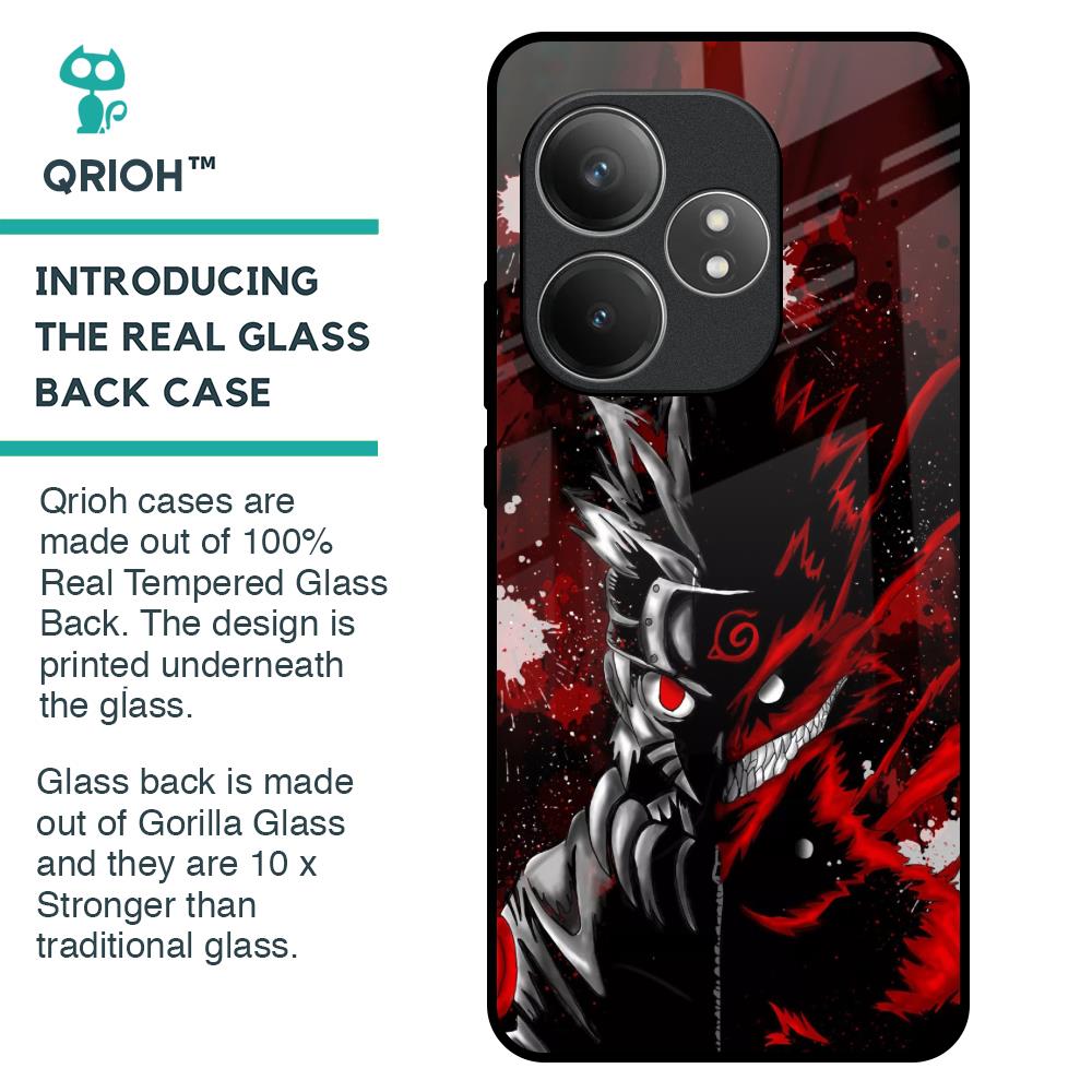 Dark Character Glass Case for Realme GT 6 5G