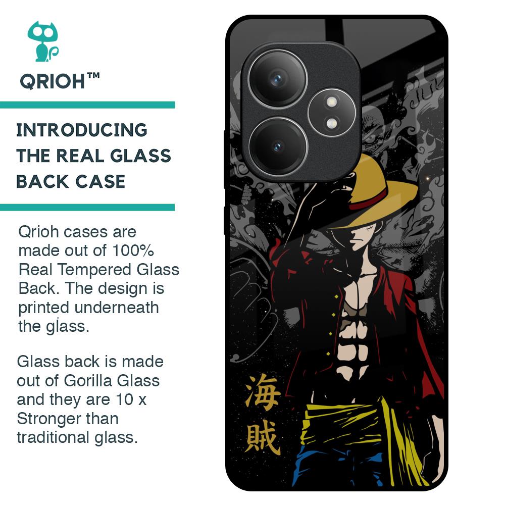 Dark Luffy Glass Case for Realme GT 6 5G