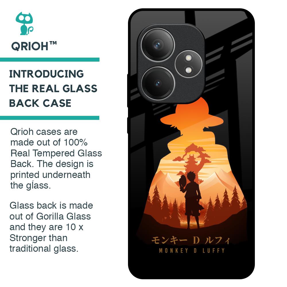 Luffy One Piece Glass Case for Realme GT 6 5G