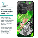Anime Green Splash Glass Case for Realme GT 6 5G