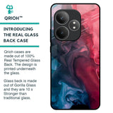 Blue & Red Smoke Glass Case for Realme GT 6 5G