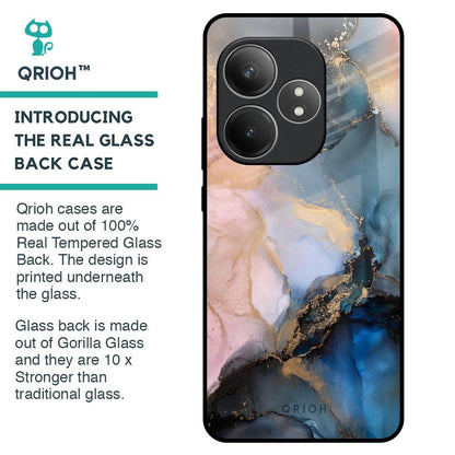 Marble Ink Abstract Glass Case for Realme GT 6 5G