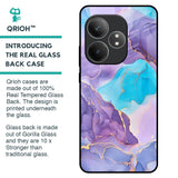 Alcohol ink Marble Glass Case for Realme GT 6 5G